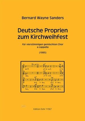 Deutsche Proprien zum Kirchweihfest