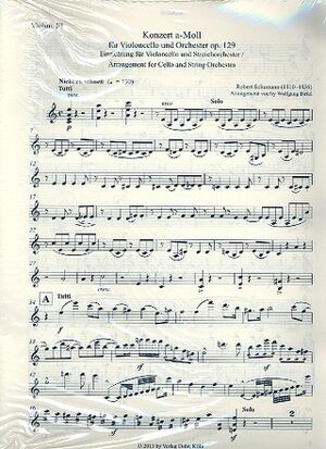 Concerto (concierto) in A minor op.129