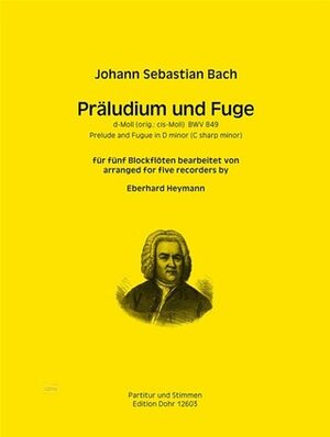 Prelude and Fugue BWV849