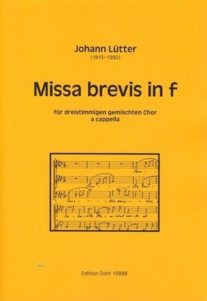 Missa brevis F minor