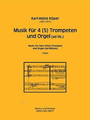 Music for 4 (5) Trumpets (trompetas) and Organ (ad lib.)