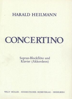 Concertino fur Sopranblockflote und Streicher