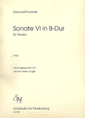 Sonata VI fur Klavier (1956)
