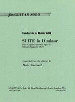 Suite in D Minor, guitar (Guitarra)