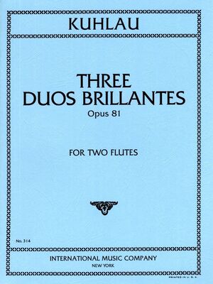 3 Duos Brilliants op. 81 IMC 314