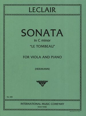 Sonata Le Tombeau IMC 385