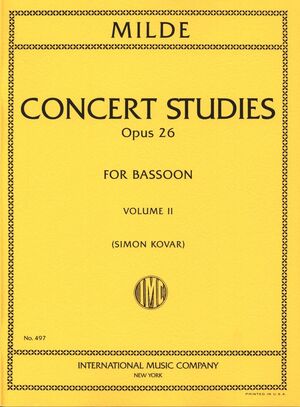 50 Concert Studies (estudios de concierto) Volume 2 op. 26 Vol. 2 IMC 497