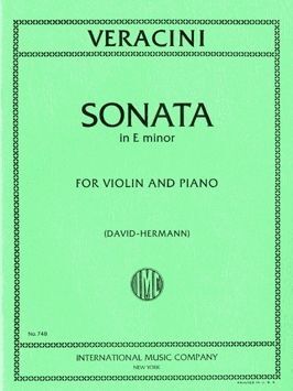 Violin Sonata E minor IMC 748