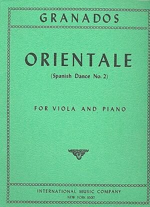 Orientale (Spanish Dance No.2) IMC 793