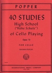 40 Studies HIGH SCHOOL of Cello Playing op. 73 IMC 811
