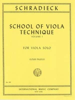 School of Viola Technique Volume 1 IMC 1101