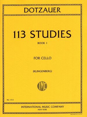 113 Cello Studies Volume 1 IMC 1312