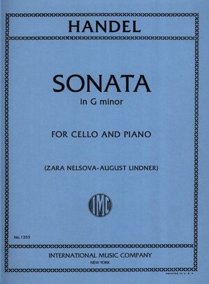 Sonata G Minor IMC 1353