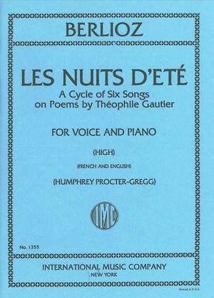 Les Nuits d'ete (High) Op.7 A cycle of six songs IMC 1355