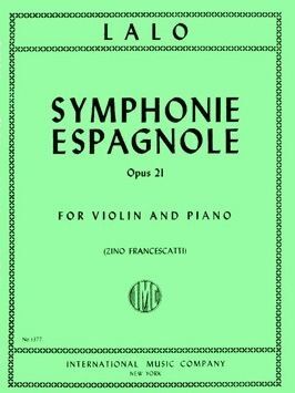 Symphonie (sinfonía) Espagnole Op.21 IMC 1377