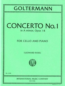 Cello Concerto (concierto Violonchelo) No.1 A Minor Op.14 IMC 1438