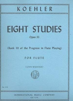 Progress in Flute (flauta) Playing Volume 3 Op.33 IMC 1470