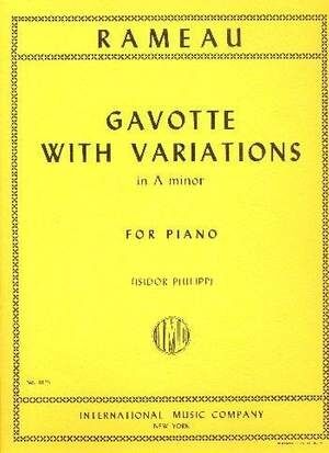 Gavotte with Variations A minor IMC 1675