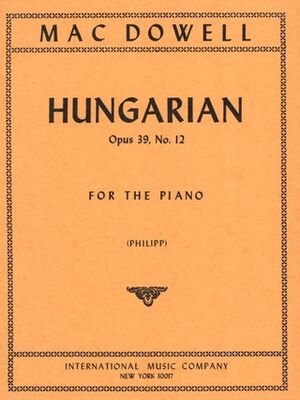 Hungarian op.39/12 IMC 1706
