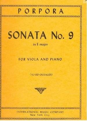 Sonata No.9 E major IMC 1870