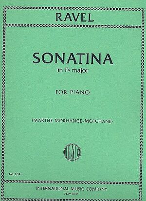 Sonatina F sharp major IMC 2041