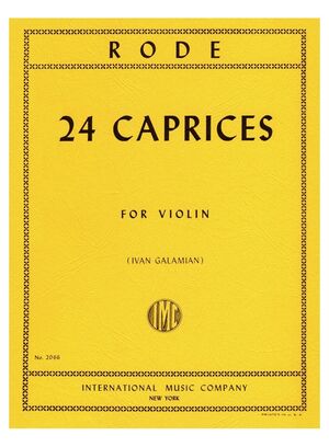 24 Caprices -Violín