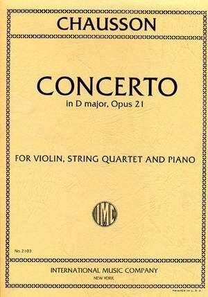 Concerto (concierto) D major op. 21 IMC 2103