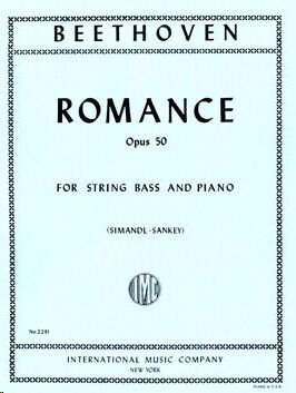 ROMANCE F Min OP50 String Bass & piano IMC 2291