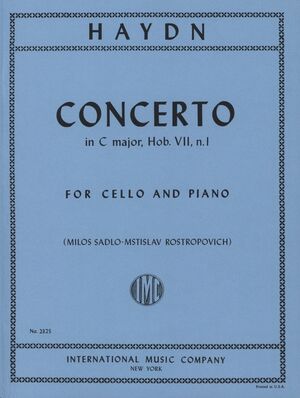 CONCERTO (concierto) CMaj, Hob VII, n.1 IMC 2325