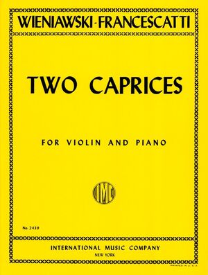 Two Etudes-Caprices op.18/4 & 5 IMC 2439