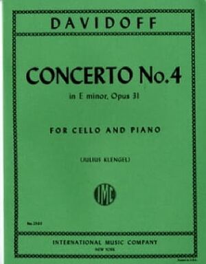 Concerto (concierto) No.4 E minor op. 31 IMC 2503