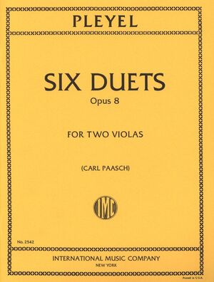 Six Duets op.8 IMC 2542