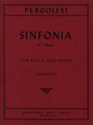 Sinfonia F major IMC 2572