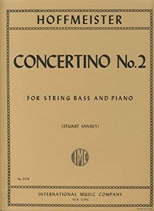 Concertino No.2 FOR STRING BASS AND PIANO