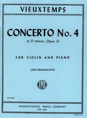 Violin Concerto No.4 D minor op.31 IMC 2626