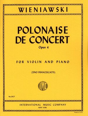 Polonaise de Concert D major op.4 IMC 2627