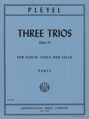 Three Trios op. 11 IMC 2793