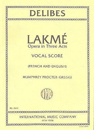 Lakme Vocal Score IMC 2800