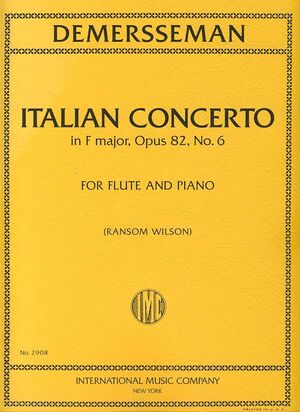 Italian Concerto (concierto) op. 82/6 IMC 2908