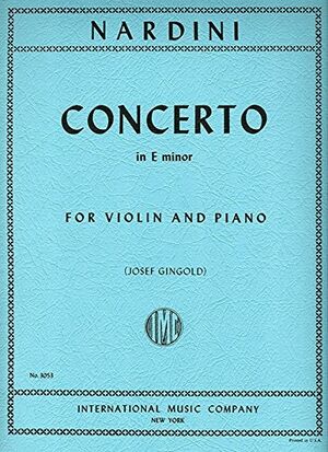Violin Concerto E minor IMC 3053