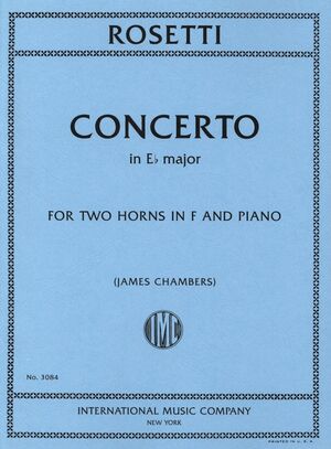Concerto E flat major IMC 3084