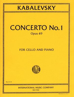 Concerto (concierto) No.1 op 49 IMC 3113