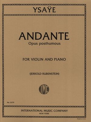 Andante (1885) op.posth 	IMC 3379