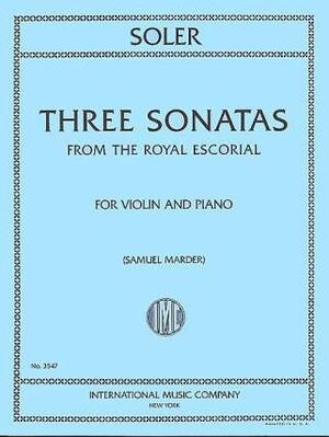 Three Sonatas from Royal Escorial IMC 3547