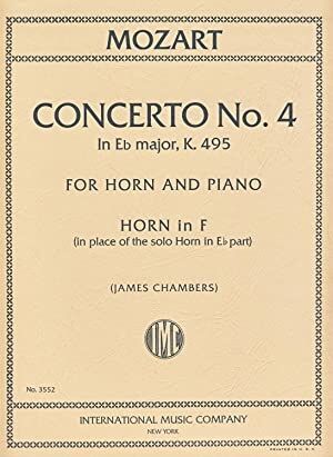 Horn Concerto (concierto trompa) No.4 IMC3552