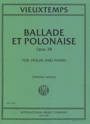Ballade et Polonaise op.38 	IMC 3610