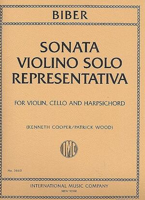 Sonata Violino Solo Representativa IMC 3640