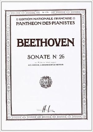 Sonate (sonata) nø26 en mib maj. Op.81