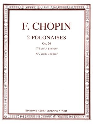 Polonaises Op.26 nø1 et 2 dédiées à M. Dessauer