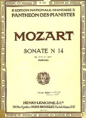 Sonate (sonata) nø14 KV457 en mib maj.